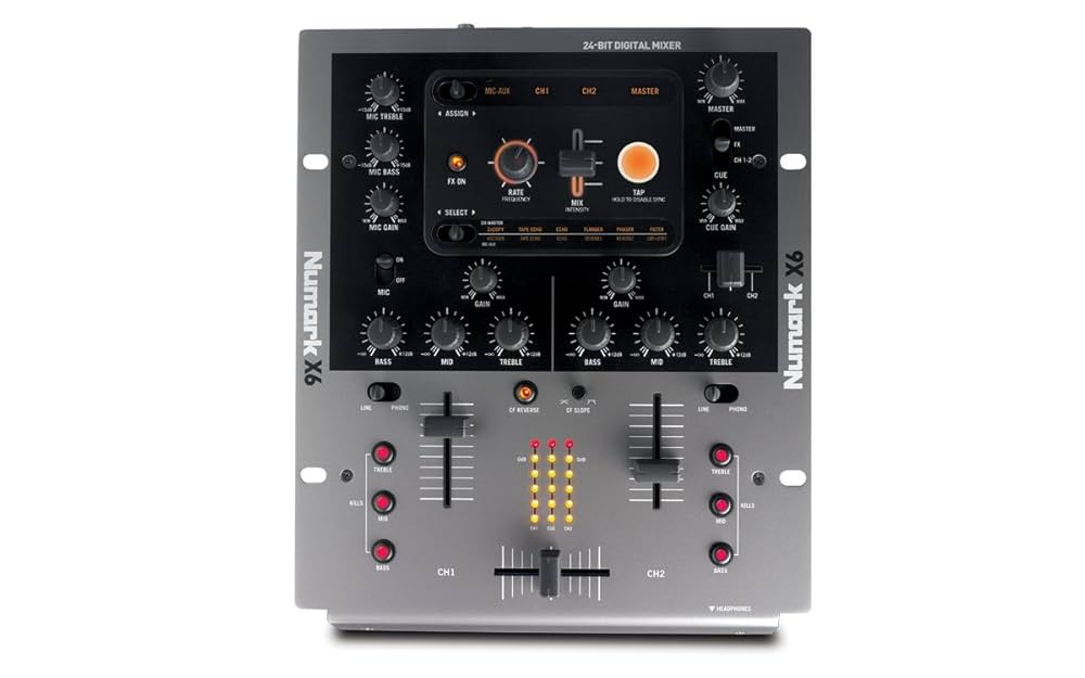 Numark X6 24-BIT DIGITAL MIXER デジタルミキサー Numark X6 24-BIT DIGITAL MIXER デジタルミキサー